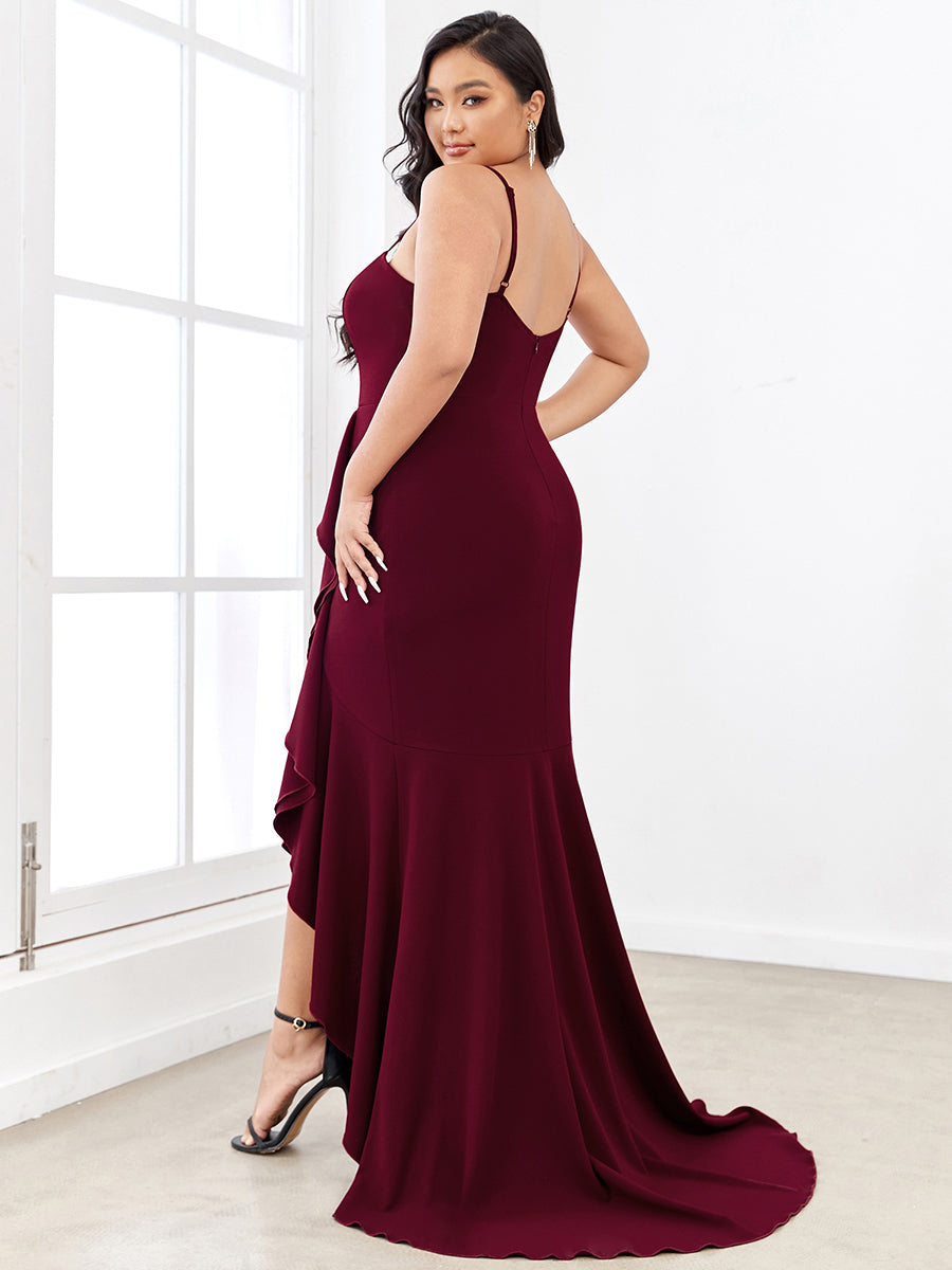 Plus Size Sleeveless Fishtail Wholesale Evening Dresses with Sweetheart Neckline