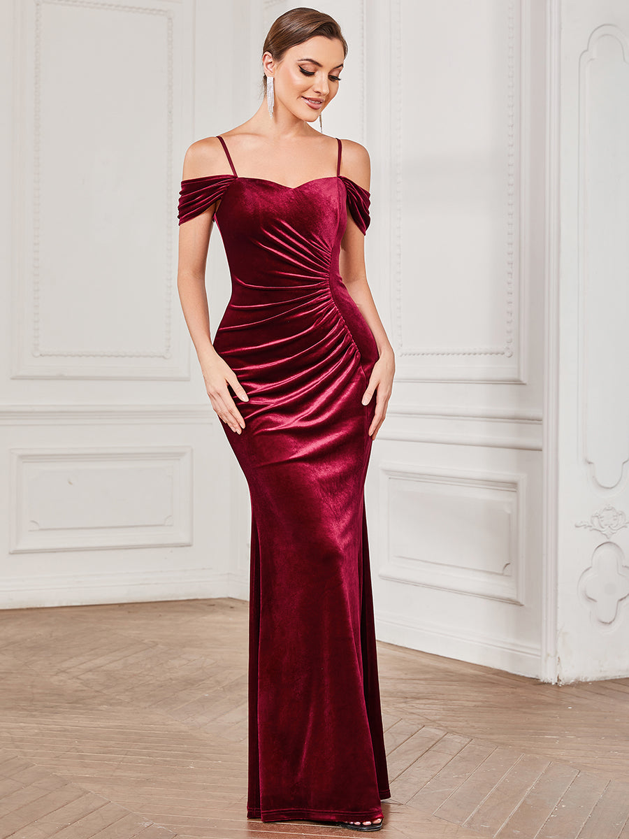 Sweetheart Neck Off Shoulders Fishtail Wholesale Evening Dresses