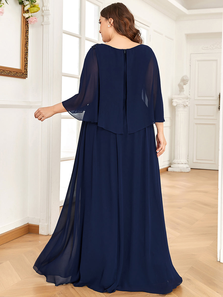 Wholesale Mother of the Bride Dresses With Round Neck A Line