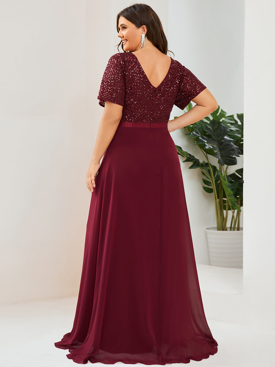 Short Sleeves Round Neck A Line Wholesale Mother of the Bride Dresses