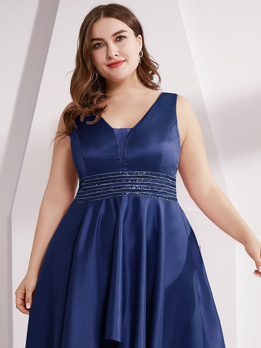 Women's Plus Size Asymmetric High Low Cocktail Wholesale Party Dresses