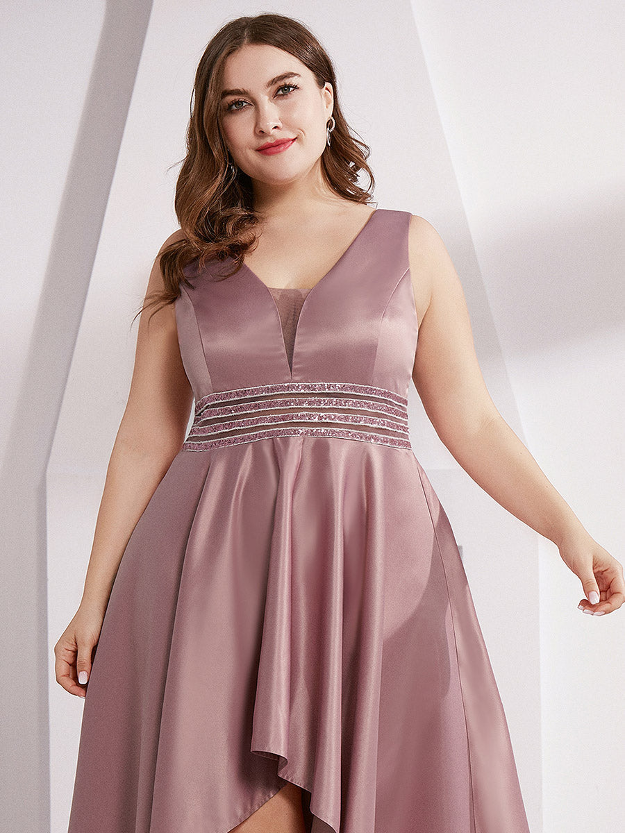 Women's Plus Size Asymmetric High Low Cocktail Wholesale Party Dresses