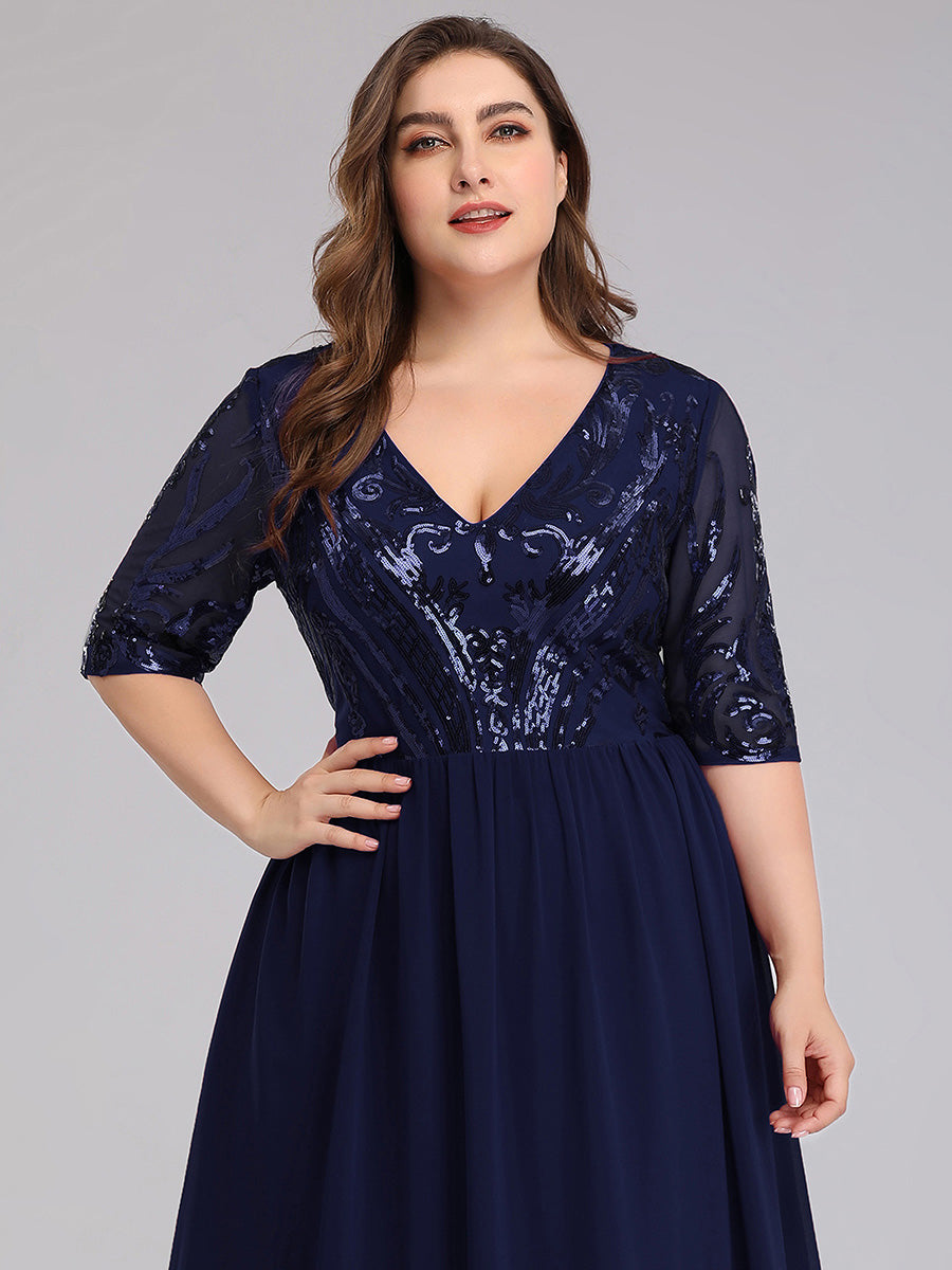 Mother of Bride/Groom Wholesale Dresses with Half Sleeve