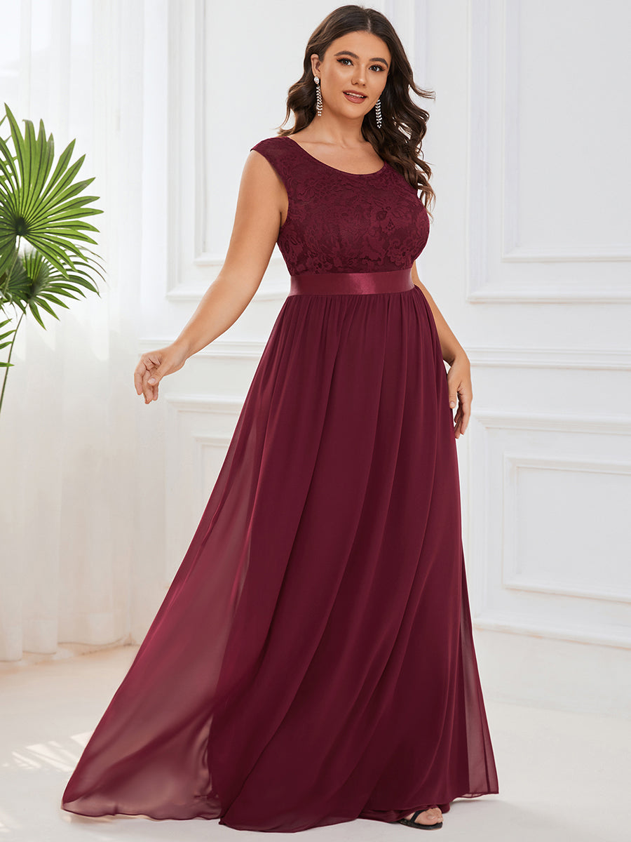 Wholesale Plus Size Fahion Lace Bridesmaid Dresses