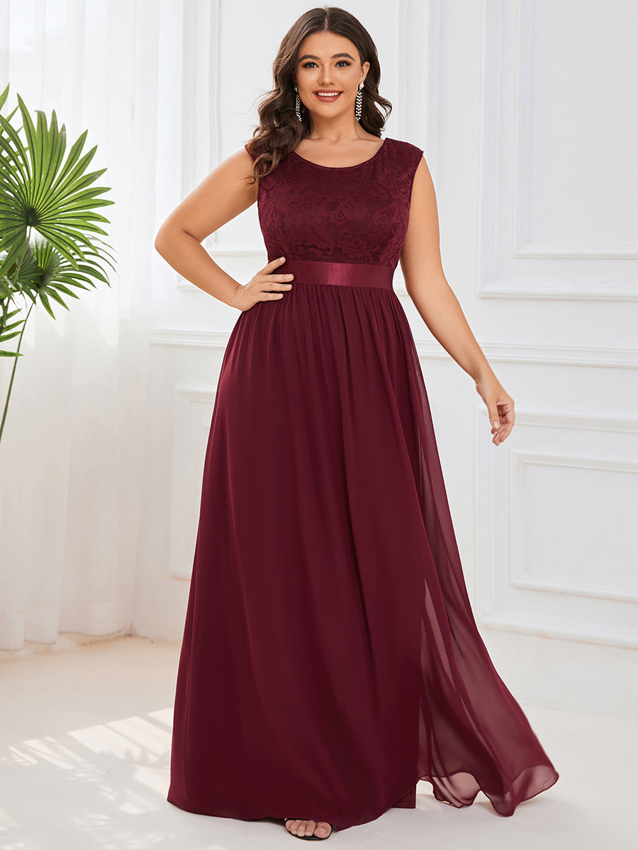 Wholesale Plus Size Fahion Lace Bridesmaid Dresses