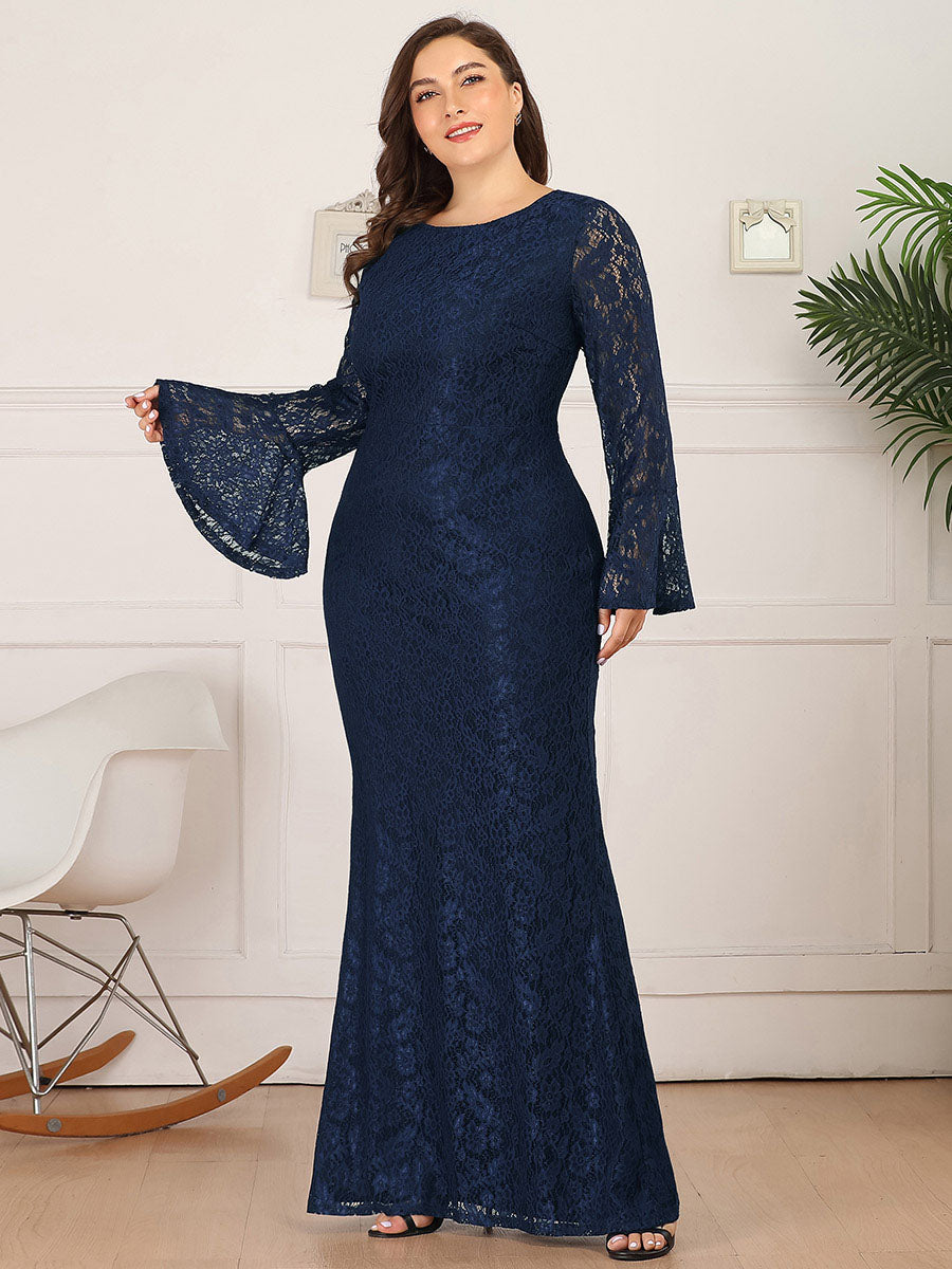 Wholesale Mermaid Plus Size Evening Party Dresses with Long Flare