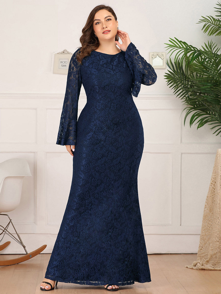 Wholesale Mermaid Plus Size Evening Party Dresses with Long Flare