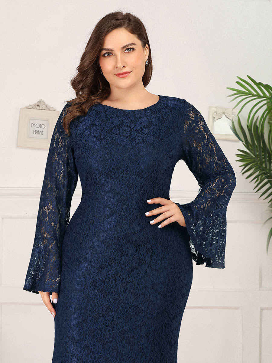 Wholesale Mermaid Plus Size Evening Party Dresses with Long Flare