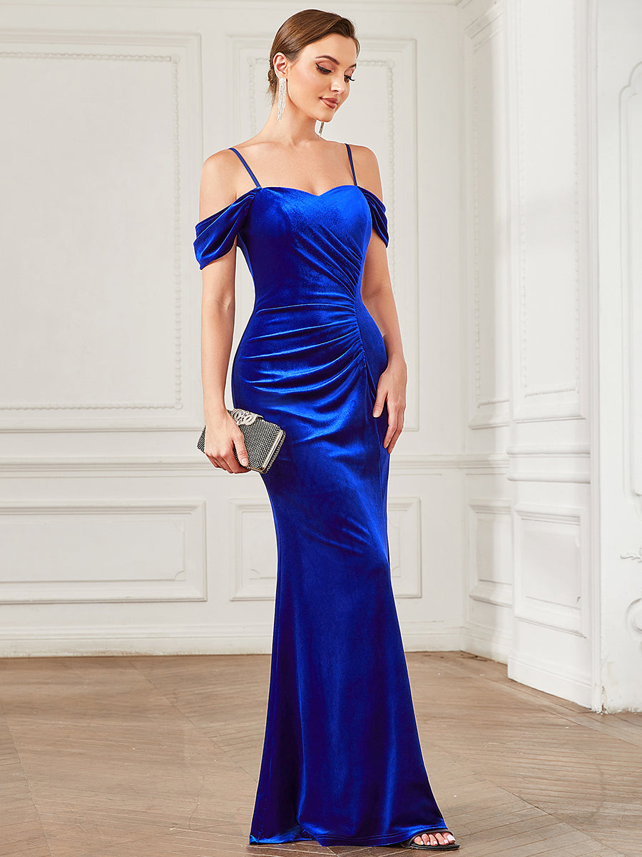 Sweetheart Neck Off Shoulders Fishtail Wholesale Evening Dresses