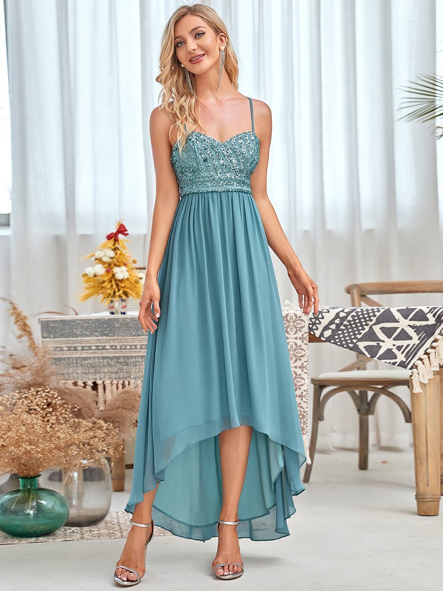 Women's A Line Wholesale Evening Dresses with Spaghetti Straps