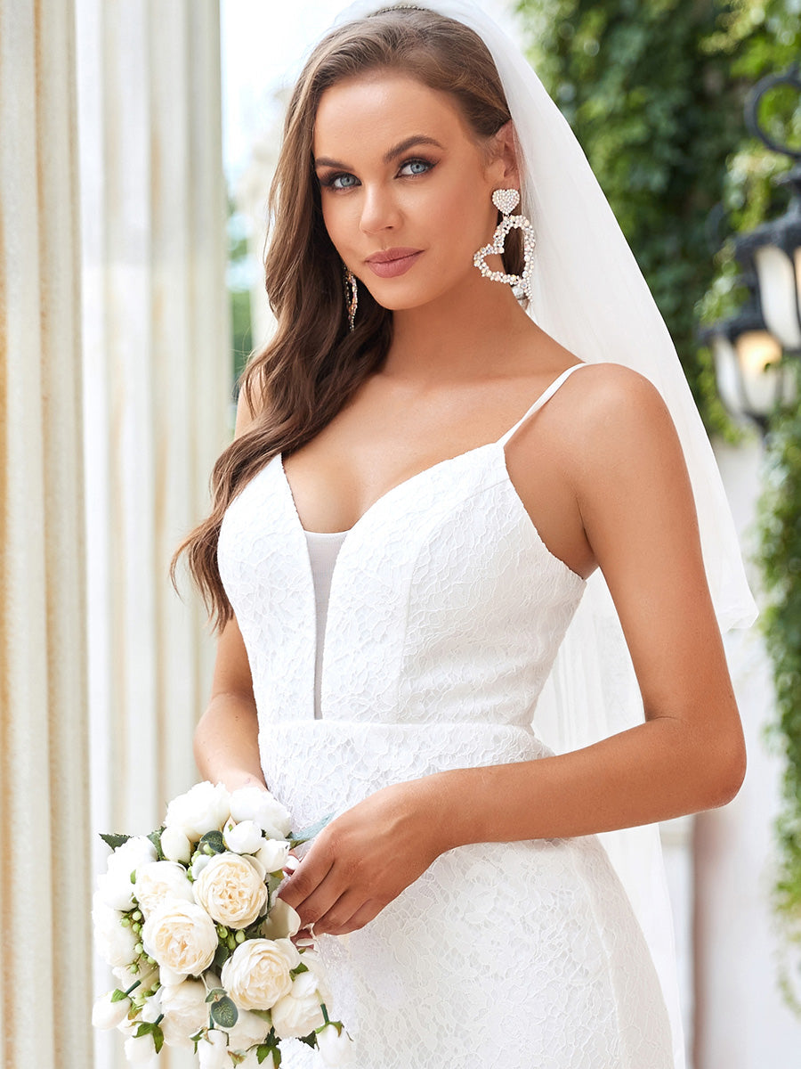 Flattering Sleeveless Floor Length Wholesale Wedding Dresses