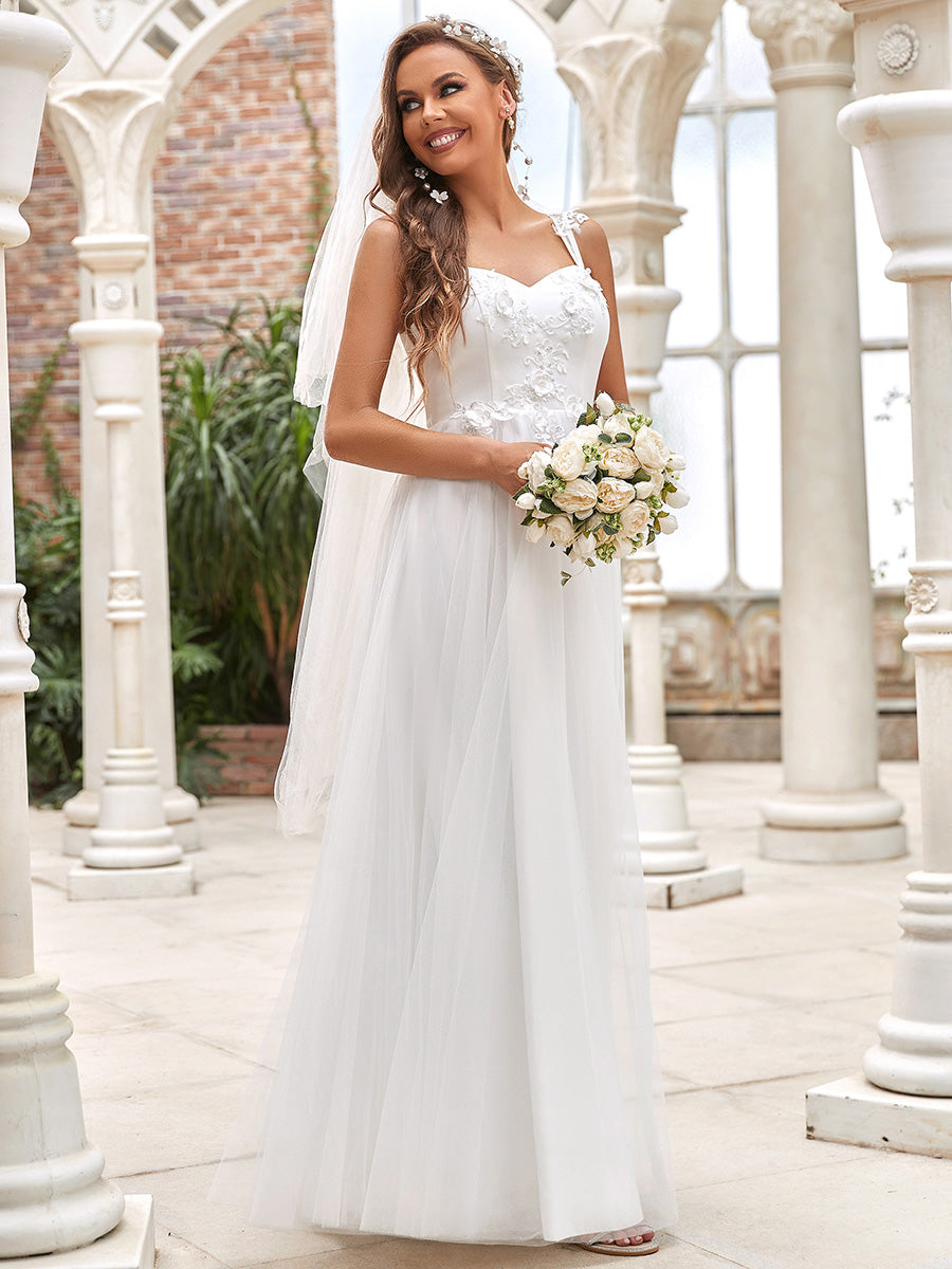 Spaghetti Straps Sweetheart Neckline Wholesale Wedding Dresses
