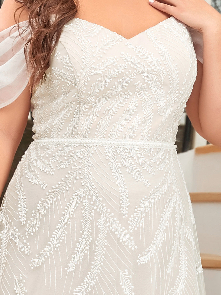 Plus Size A Line Wholesale Wedding Dresses With Appliques
