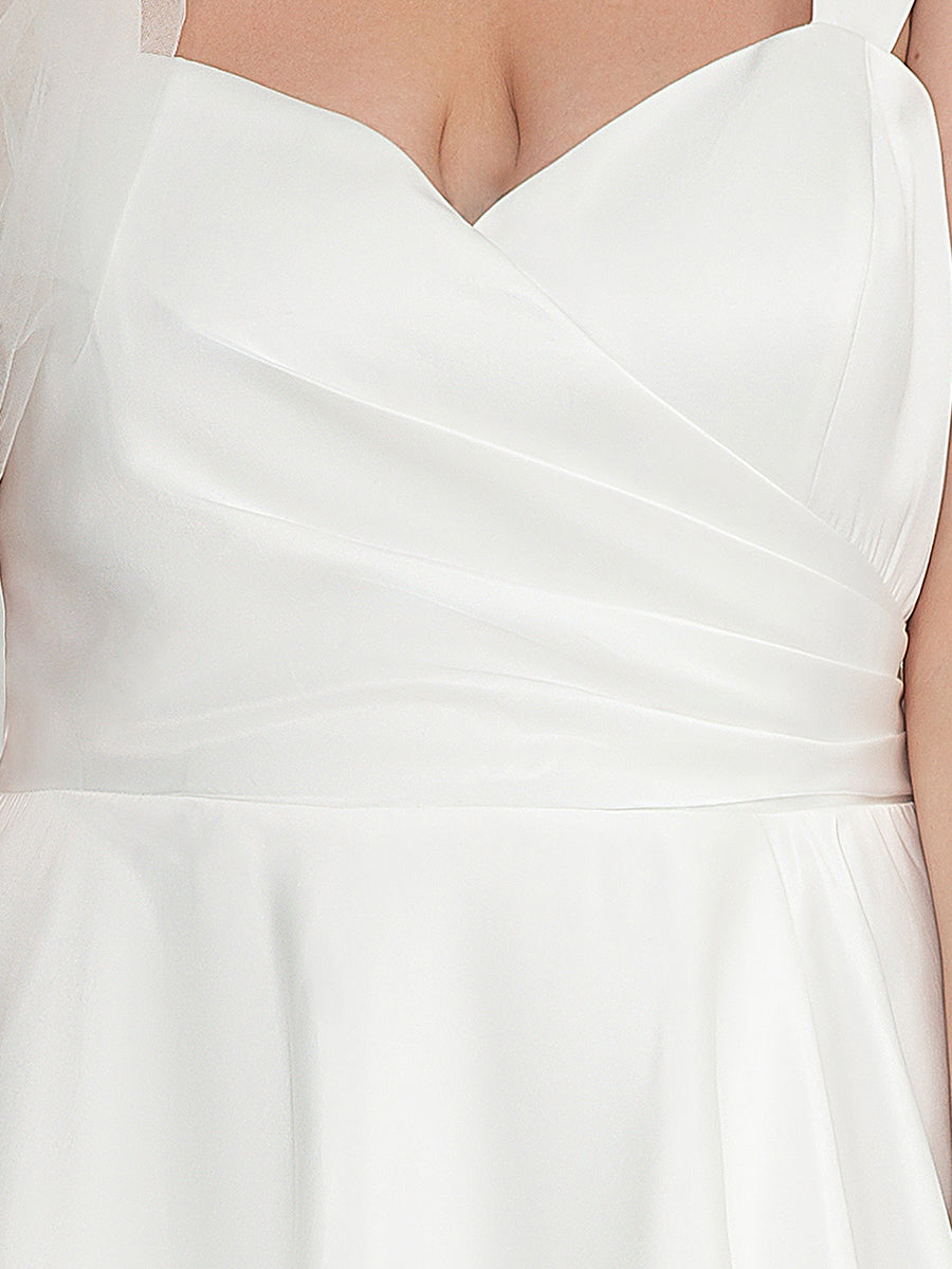 Sleeveless Sweetheart Neck Floor Length Wholesale Wedding Dresses