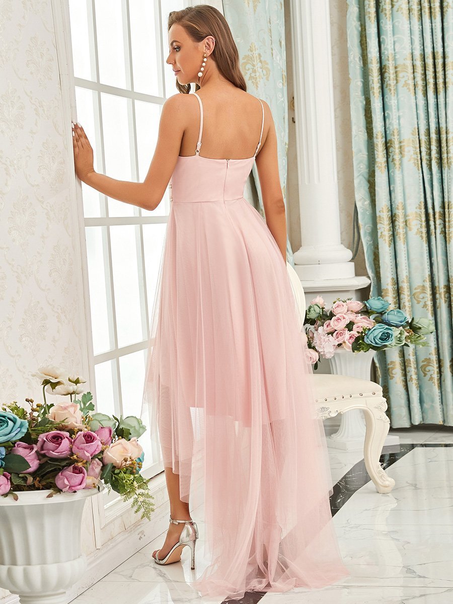 Modest Wholesale High-Low Tulle Prom Dress for Women