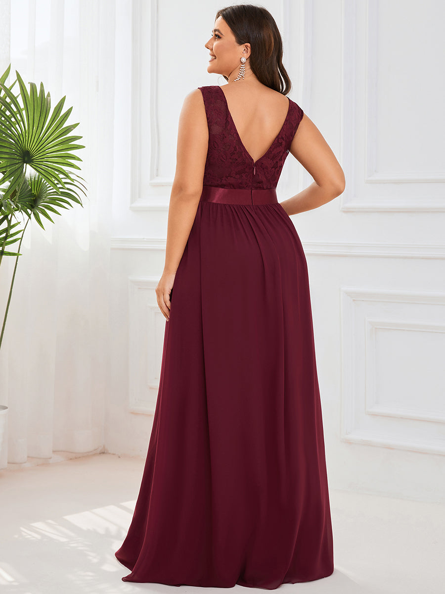 Wholesale Plus Size Fahion Lace Bridesmaid Dresses