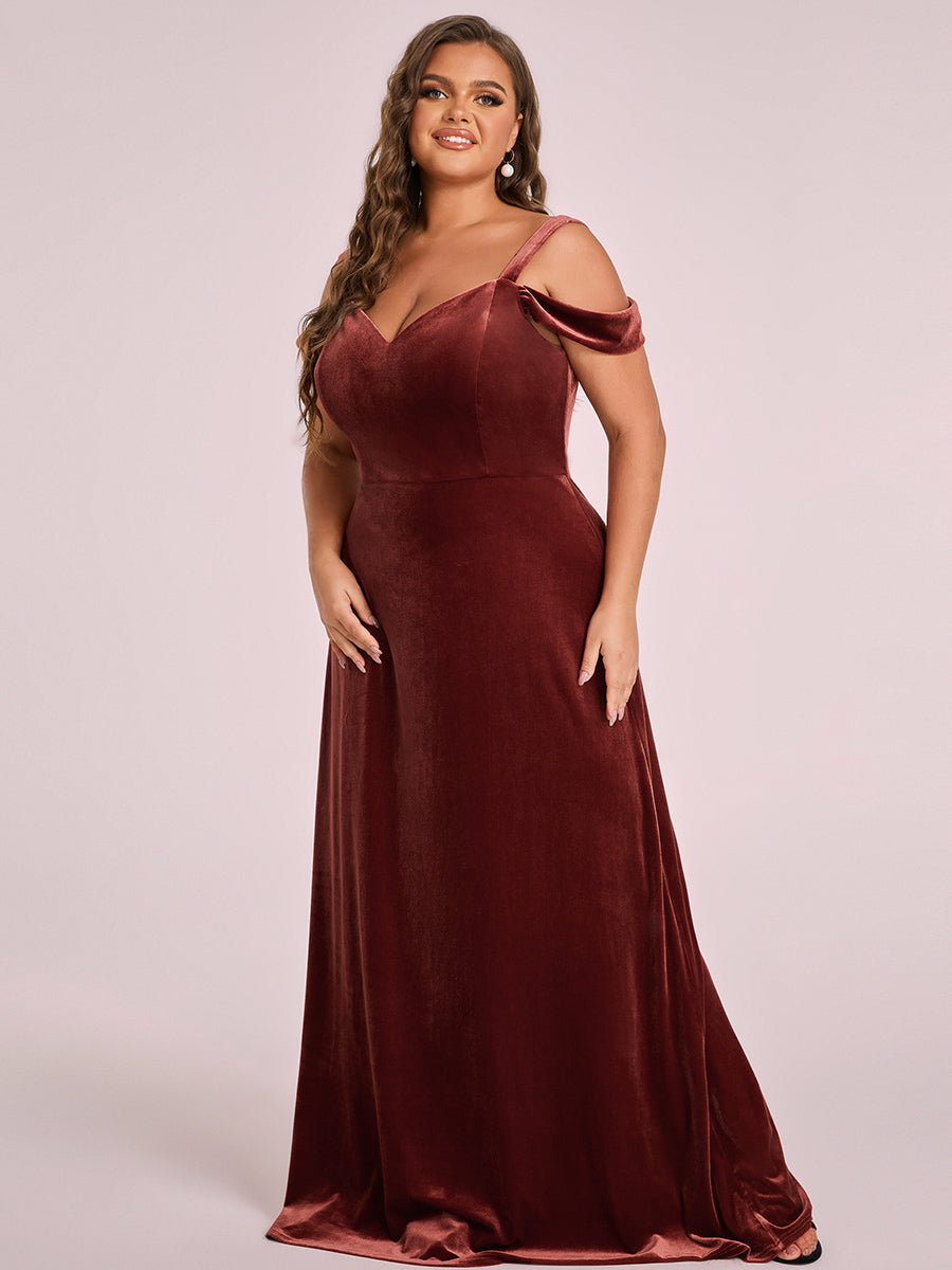 Deep V Neck Sleeveless A Line Shiny Wholesale Bridesmaid Dresses