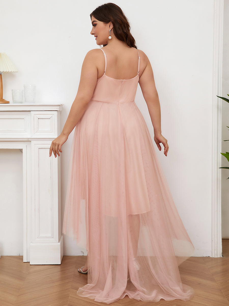 Plus Size Wholesale High Low Prom Dresses With Spaghetti Straps